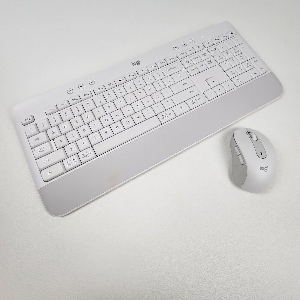 Logitech Signature MK650 Combo Wireless Keyboard Mouse White Bluetooth Logi Bolt